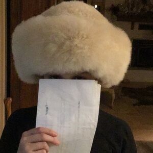 Alpaca fur hat